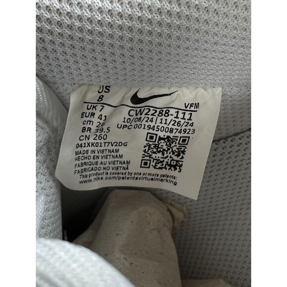 NEW Nike Air Force 1 Low Triple White Men’s Size 8 AF1 DS With Box main image 9